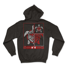Load image into Gallery viewer, Indigenous Shirt, Haida Turtle American Indian Native Symbol Tee, - Hoodie - Black
