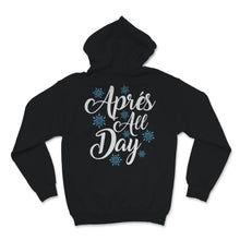 Load image into Gallery viewer, Apres All Day Winter Sports Sweatshirt Snow Flakes Apres Ski Lover
