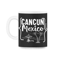 Load image into Gallery viewer, Mexico Shirt, Cancun Mexico Retro Tee, Christmas Party Gift, Family - 11oz Mug - Black on White
