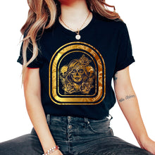 Load image into Gallery viewer, Dia De Los Muertos Shirt, Sugar Skulls Floral Women Skull Skeleton - Unisex T-Shirt - Black
