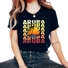 Load image into Gallery viewer, Aruba Paradise Beach Shirt, Aruba Tee, Gift Ideas For Beach Lover, - Unisex T-Shirt - Black
