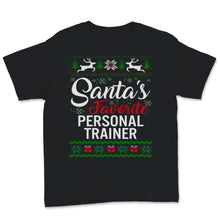Load image into Gallery viewer, Santas Favorite Personal Trainer Christmas Ugly Sweater
