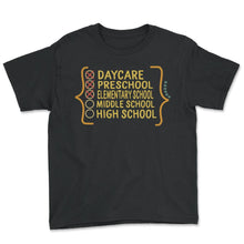 Load image into Gallery viewer, Graduation Daycare Preschool Elementary School Middle School High - Youth Tee - Black
