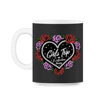 Load image into Gallery viewer, Girls Trip Shirt, It's Better Than Therapy, Besties Gift, Women's - 11oz Mug - Black on White
