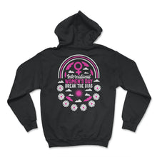 Load image into Gallery viewer, International Women's Day Shirt, Break The Bias Feminist Activist - Hoodie - Black
