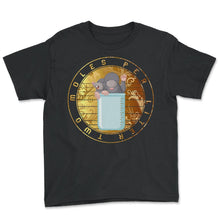 Load image into Gallery viewer, Chemical Pun Element Shirt, Two Moles Per Little Beaker Cute - Youth Tee - Black
