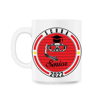 Load image into Gallery viewer, Scuba Senior 2022 Player Graduation Class of 2022 T Shirt - 11oz Mug - White

