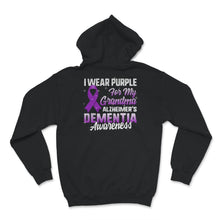 Load image into Gallery viewer, Alzheimer's Dementia Awareness Shirt, I Wear Purple For My Grandma,
