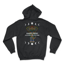 Load image into Gallery viewer, Happy Holi Festival Shirt, Festival Of Colors, Holi Festival Lover - Hoodie - Black
