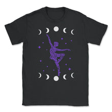 Load image into Gallery viewer, Ballet Shirt, Ballet Dance Typography Tee, Dancing Ballerina Gift, - Unisex T-Shirt - Black
