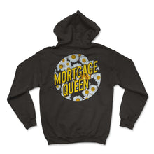 Load image into Gallery viewer, Mortgage Shirt, Mortgage Queen Sunflower Tee, Lady Real Estate Agent - Hoodie - Black
