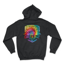 Load image into Gallery viewer, Earth Day Everyday Vintage Mountains Nature Pine Tree Green Preserve - Hoodie - Black
