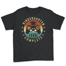 Load image into Gallery viewer, Kindergarten Level Complete T-Shirt - Youth Tee - Black
