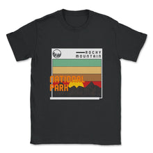 Load image into Gallery viewer, Rocky Mountain National Park Shirt, Wildlife Outdoor Trip Gift - Unisex T-Shirt - Black
