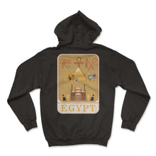 Load image into Gallery viewer, Egyptian Shirt, Egypt Tee, Ancient Egyptians Pyramid Gift Ideas, - Hoodie - Black
