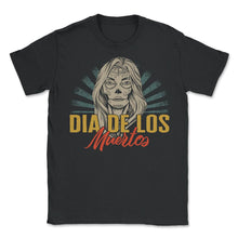 Load image into Gallery viewer, Dia De Los Muertos Shirt, Day Of The Death Women Skull Skeleton Tee, - Unisex T-Shirt - Black
