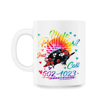 Load image into Gallery viewer, Mole Day Mole Problems Just Call Avogadro's Number 602 1023 October - 11oz Mug - White
