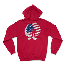 Load image into Gallery viewer, 4th Of July Shirt, Black Girl African American Afro Flag Independence - Hoodie - Red
