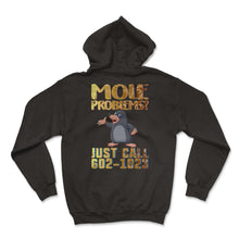 Load image into Gallery viewer, Mole Day Mole Problems Just Call Avogadro's Number 602 1023 October - Hoodie - Black
