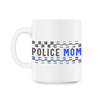 Load image into Gallery viewer, Police Shirt, Police Mom 1 Tee, Investigate Crimes, Proud Police - 11oz Mug - White
