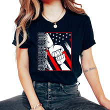 Load image into Gallery viewer, Father And Daughter Shirt, Unbreakable Bond USA Flag Fist Bomb Tee, - Unisex T-Shirt - Black
