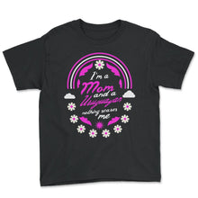 Load image into Gallery viewer, I'm A Mom And A Uruguayan Nothing Scares Me Funny Nurse T Shirt - Youth Tee - Black
