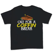 Load image into Gallery viewer, Out for a Coffin Break Pun Caffeine Coffee Ghost Halloween Costume
