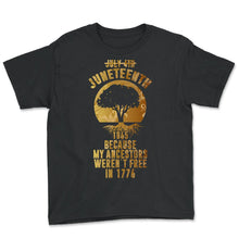 Load image into Gallery viewer, Juneteenth - Youth Tee - Black
