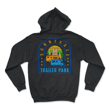 Load image into Gallery viewer, Sunnyvale Trailer National Park Shirt, Mountain Vintage Retro - Hoodie - Black
