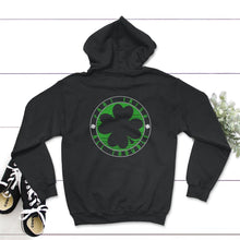 Load image into Gallery viewer, St. Patricks Day Shirt, Part Irish All Trouble Tee, Irish Lucky Gift, - Hoodie - Black
