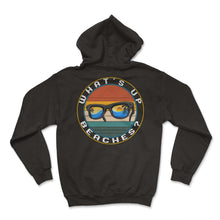 Load image into Gallery viewer, Vacation Shirt, What's Up Beaches Tee, Family Squad, Summer Vacation - Hoodie - Black
