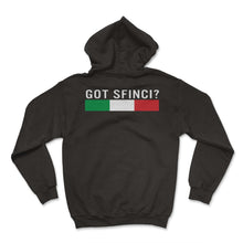 Load image into Gallery viewer, Saint Joseph's Day Shirt, Sfinci Italy Flag Tee, Sicilian Dessert - Hoodie - Black
