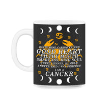 Load image into Gallery viewer, Zodiac Sign Shirt, I Am A Cancer Zodiac Sign Tee, Horoscope Astrology - 11oz Mug - Black on White

