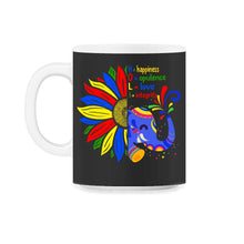 Load image into Gallery viewer, Happy Holi Festival Shirt, Meaningful Holi Festival, Festival Of - 11oz Mug - Black on White

