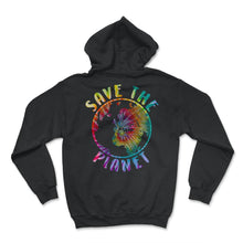Load image into Gallery viewer, Save The Planet Shirt, Save The Planet Rainbow Butterfly Tee, - Hoodie - Black
