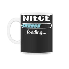 Load image into Gallery viewer, Niece Loading T Shirt - 11oz Mug - Black on White
