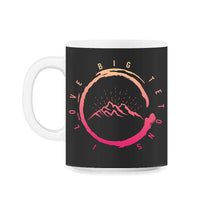 Load image into Gallery viewer, I Love Big Tetons National Park Shirt, Wyoming Mountain Tee, Animal - 11oz Mug - Black on White

