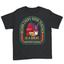 Load image into Gallery viewer, Teacher's Assistant Shirt, Great Paraprofessional Tee, Teacher's Day - Youth Tee - Black
