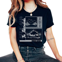 Load image into Gallery viewer, Adirondack Mountains Skis Shirt, Lake Placid The Adirondack Vintage - Unisex T-Shirt - Black
