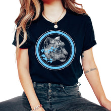 Load image into Gallery viewer, Leopard Shirt, Watercolor Snow Panther Leopard Design Art Tee, Animal - Unisex T-Shirt - Black
