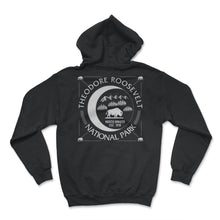 Load image into Gallery viewer, Theodore Roosevelt National Park, North Dakota Est 1978, National - Hoodie - Black
