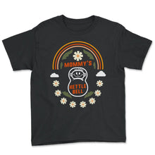 Load image into Gallery viewer, Mommy's Kettle Bell Shirt, Funny Gym Clothes, Exercise Fitness Strong - Youth Tee - Black
