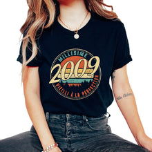 Load image into Gallery viewer, Millésime 2009 Vieilli À La Perfection Humour T Shirt copy - Unisex T-Shirt - Black
