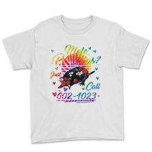 Load image into Gallery viewer, Mole Day Mole Problems Just Call Avogadro's Number 602 1023 October - Youth Tee - White

