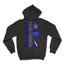 Load image into Gallery viewer, Peace Love Cure Hydrocephalus T Shirt - Hoodie - Black
