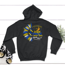 Load image into Gallery viewer, I Love Someone With Down Syndrome Shirt, Trisomy 21, Warrior Support - Hoodie - Black
