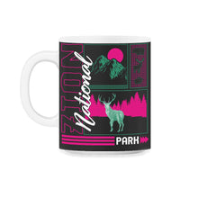Load image into Gallery viewer, Zion National Park Shirt, Outdoor, Wildlife, National Park Outdoor - 11oz Mug - Black on White
