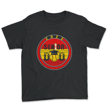 Load image into Gallery viewer, 2023 Senior Dad T-Shirt - Youth Tee - Black
