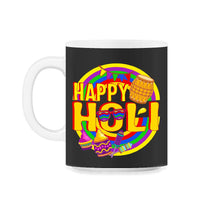 Load image into Gallery viewer, Happy Holi Festival Shirt, Festival Of Colors, Holi Festival Lover - 11oz Mug - Black on White
