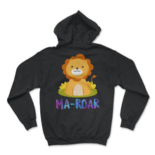 Load image into Gallery viewer, Ma-Roar Shirt, Jewish Holiday Seder Kids Toddler Funny Cute Lion - Hoodie - Black
